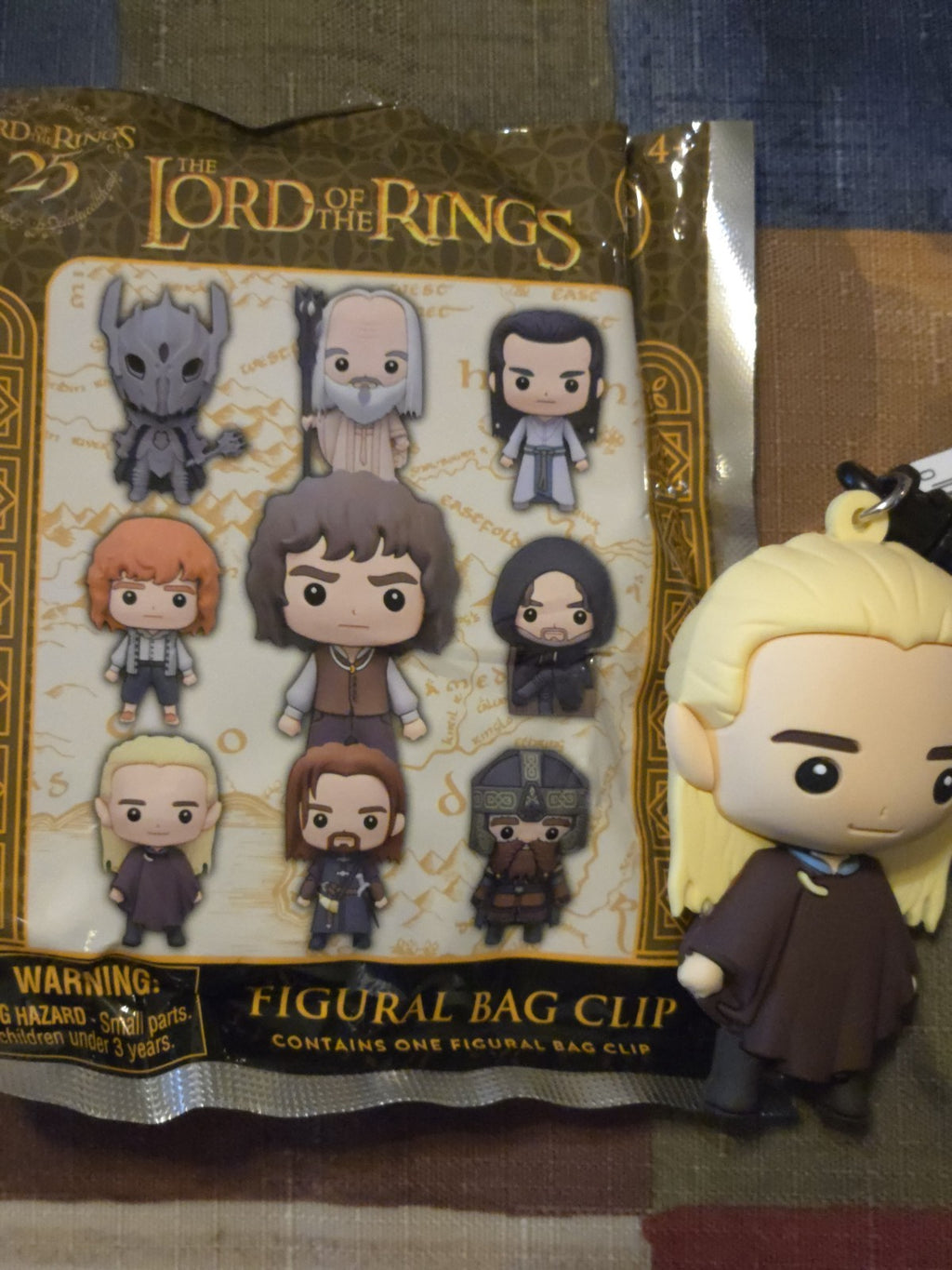 Lord of the Rings 25th Anniversary Series 2 Blind Bag Clip Legolas