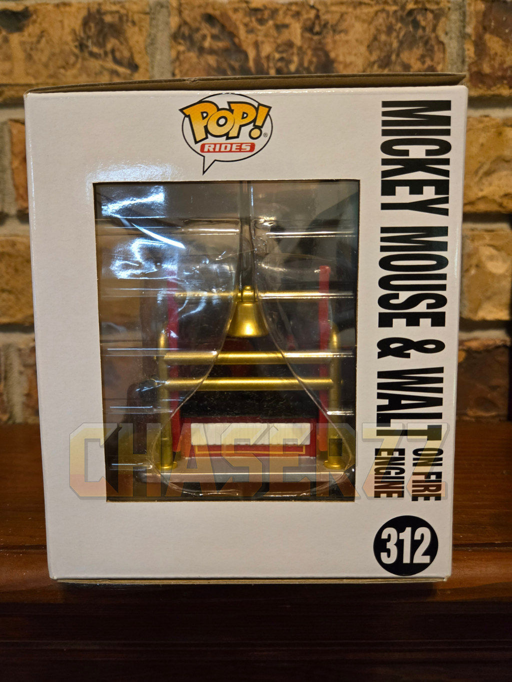 Disneyland 70th Funko Pop Mickey Mouse & Walt on Fire Engine Exclusive #312