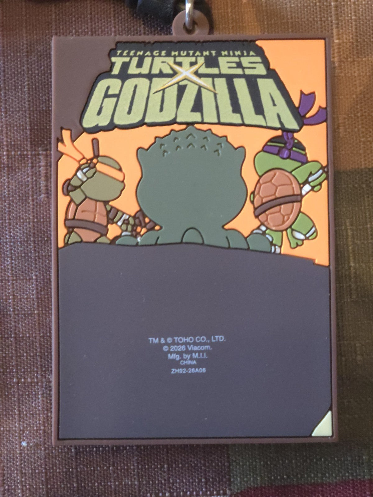 Godzilla x TMNT 3D Figural Blind Bag Clip Comic Book Cover (CHASE)