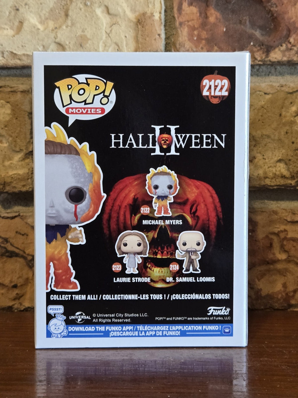 Funko Pop! Movie:  MICHAEL MYERS on Fire #2122 Halloween II