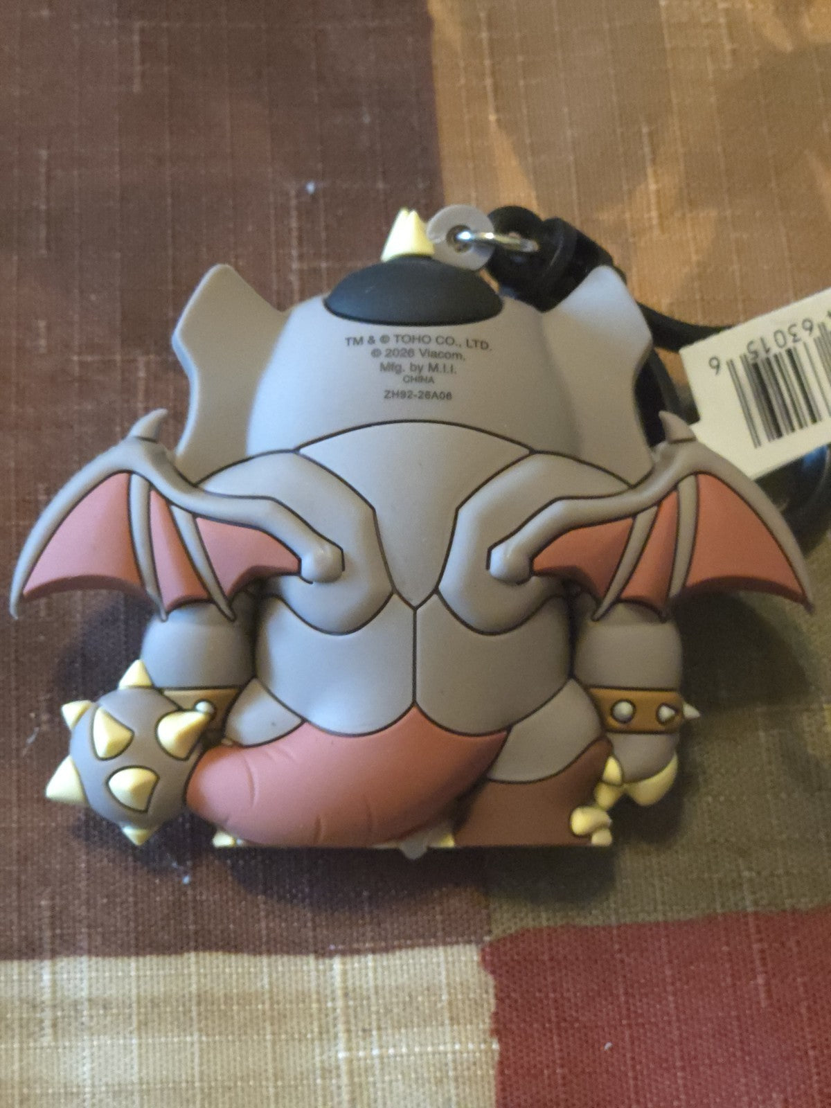 Godzilla x TMNT 3D Figural Blind Bag Clip Rockysteady X Destoroyah