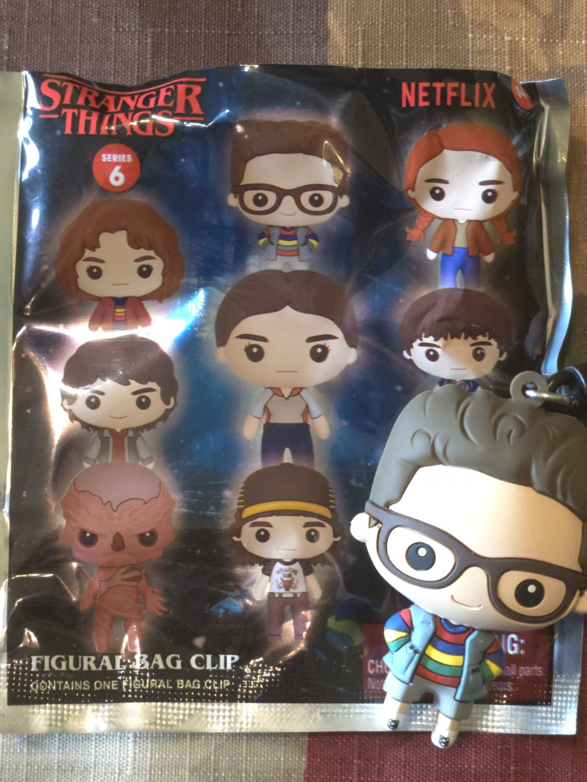 Stranger Things Series 6 Figural Blind Bag Clip Derek Turnbow