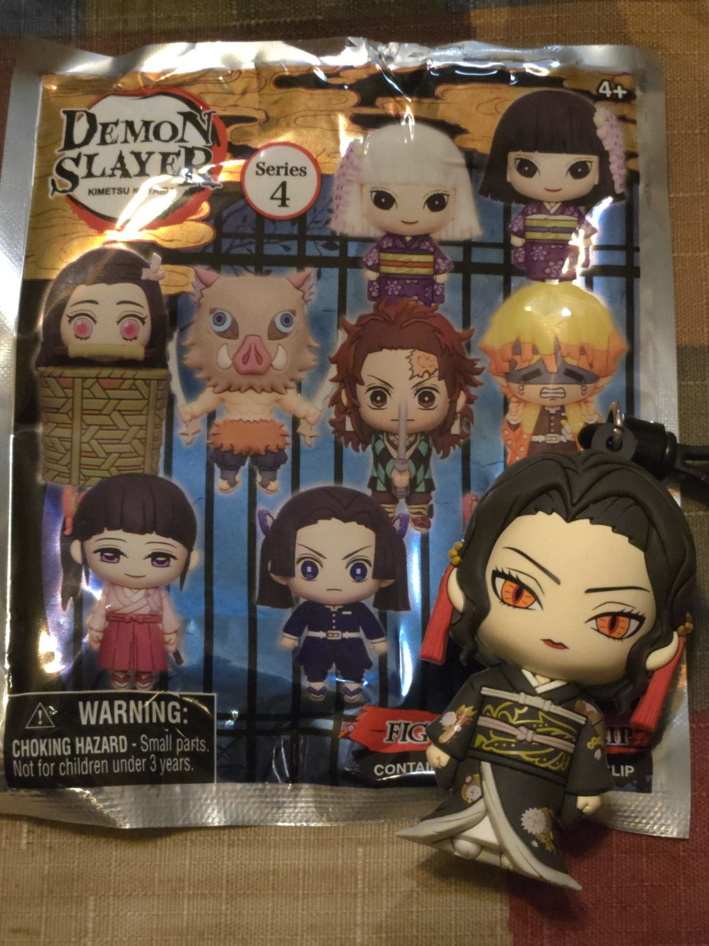 Demon Slayer Series 4 Figural Blind Bag Clip Muzan Exclusive A (CHASE) Monogram
