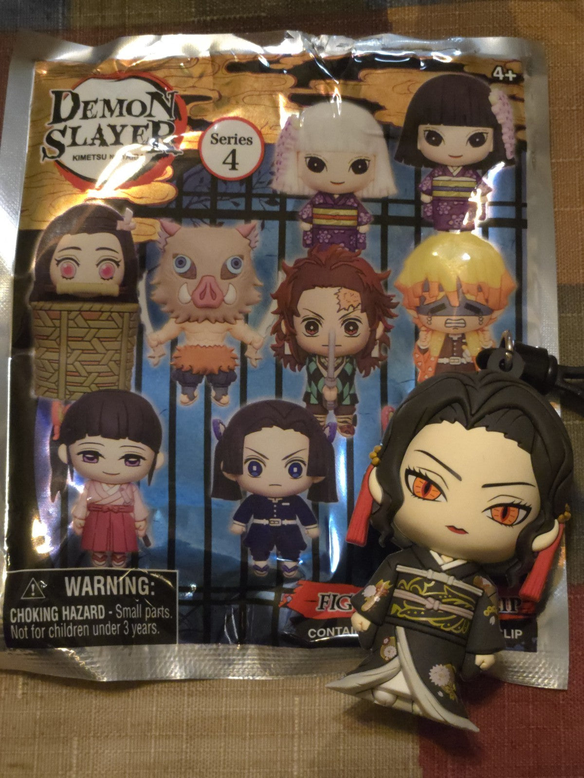 Demon Slayer Series 4 Figural Blind Bag Clip Muzan Exclusive A (CHASE) Monogram
