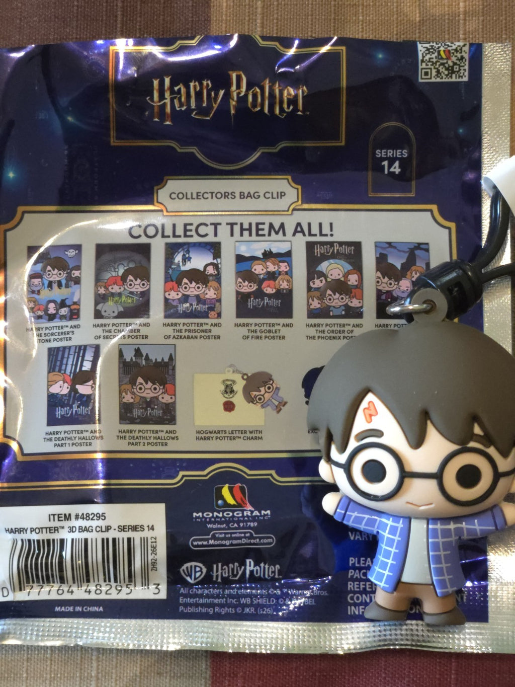 Harry Potter Series 14 3D Foam Blind  Bag Clip Harry Potter Exclusive A (CHASE)