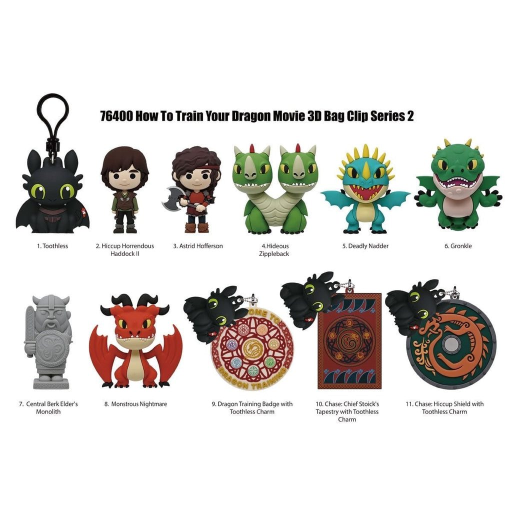 How to Train Your Dragon Figural Blind Bag Clip Deadly Nadder