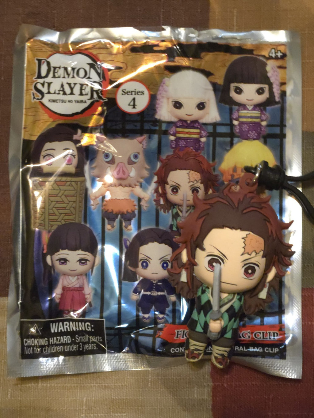 Demon Slayer Series 4 Figural Blind Bag Clip Tanjiro Kamado Monogram