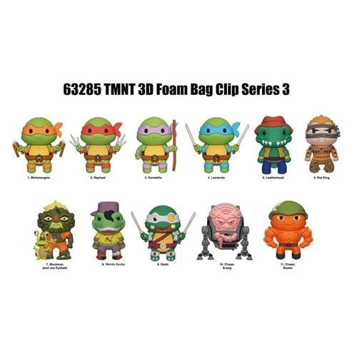 Teenage Mutant Ninja Turtles Figural Blind Bag Clip Series 3 - Leatherhead