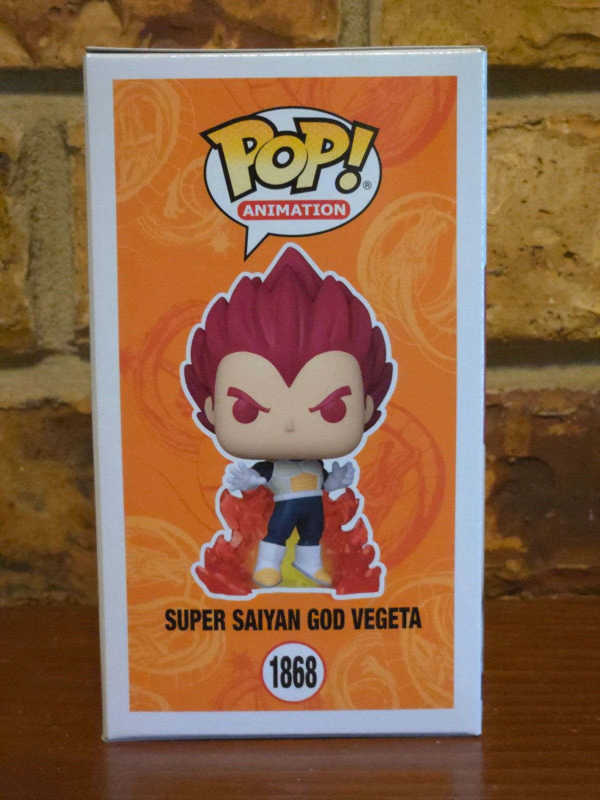 Funko Pop! Dragon Ball Super Saiyan God Vegeta #1868 Chalice Exclusive