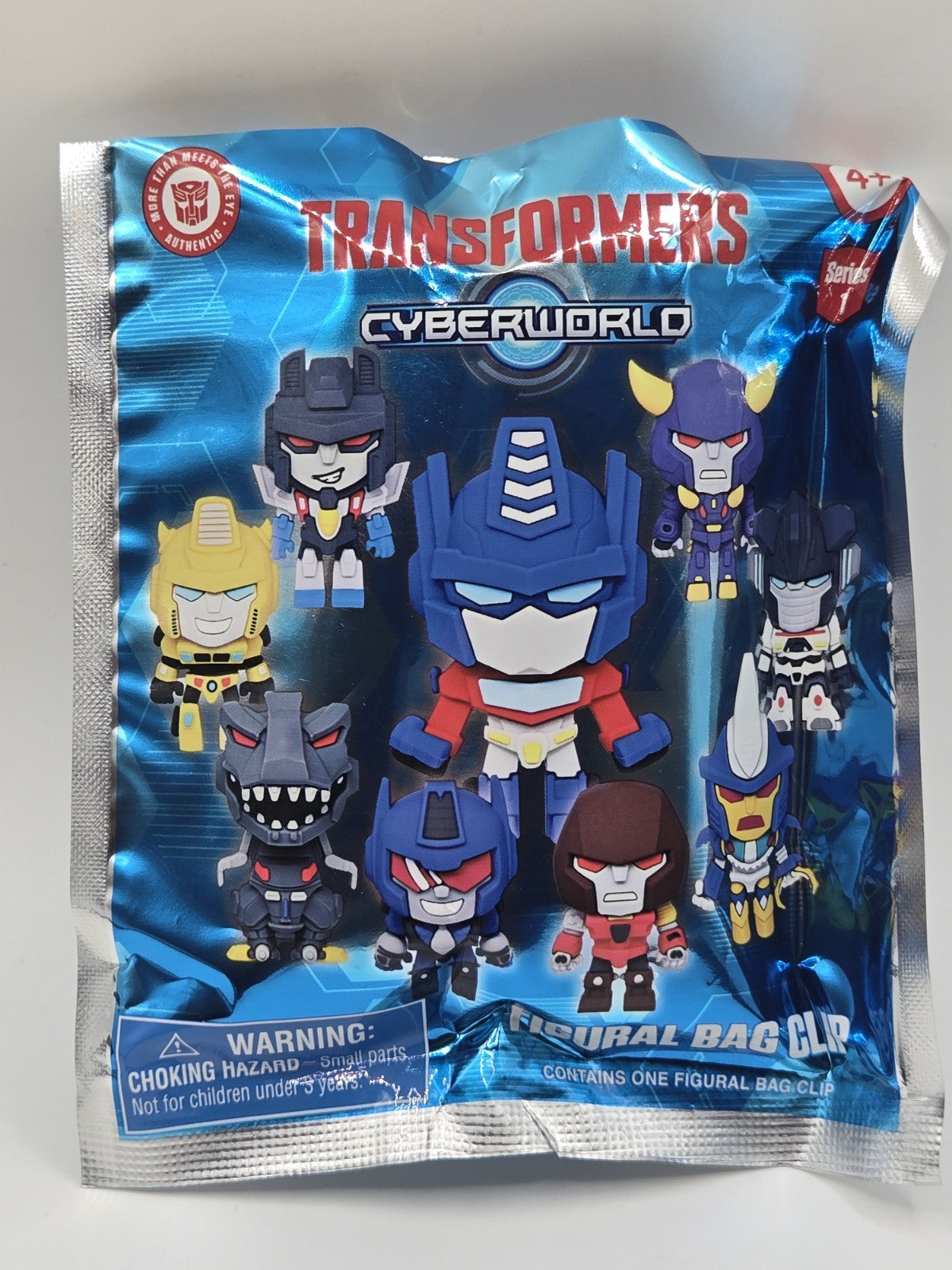 Transformers Cyberworld  Figural Blind Bag Clip - Sky-byte