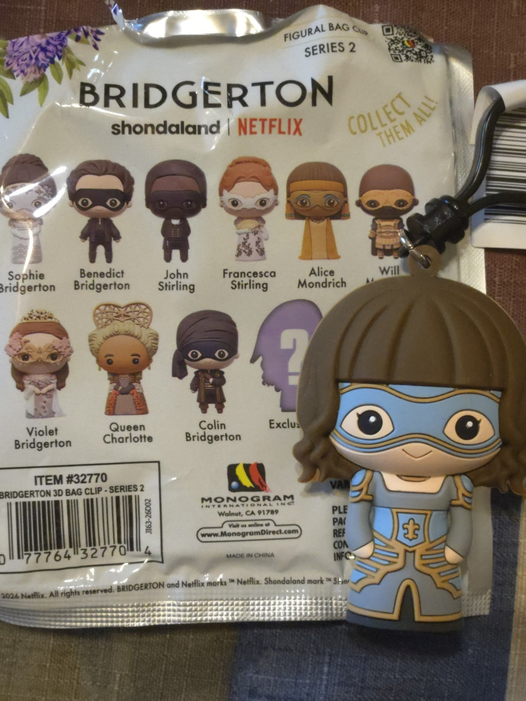 Bridgerton Series 2 Blind Bag Clip Eloise (CHASE)