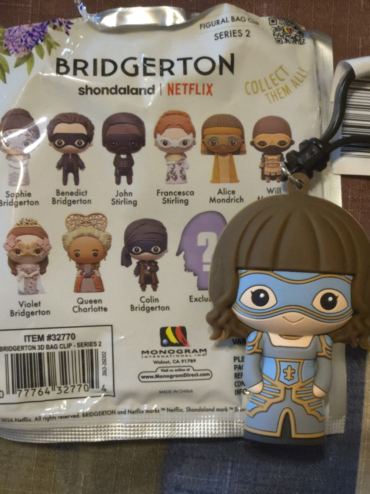 Bridgerton Series 2 Blind Bag Clip Eloise (CHASE)