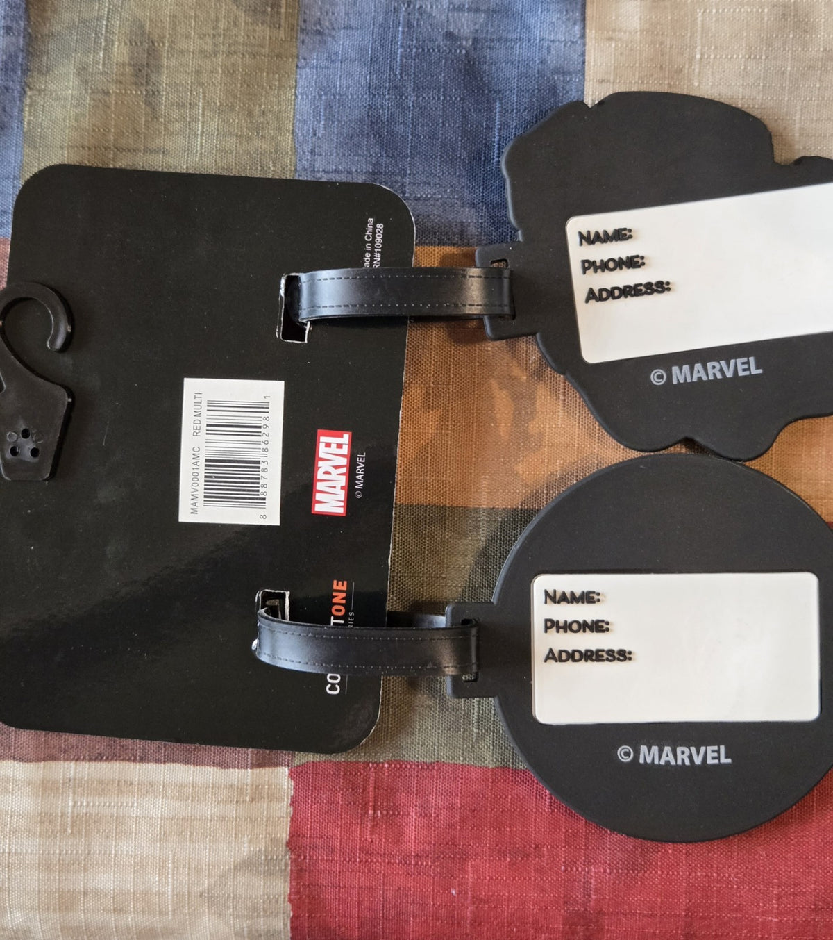 Captain America Brave New World Red Hulk And Shield Luggage Tags