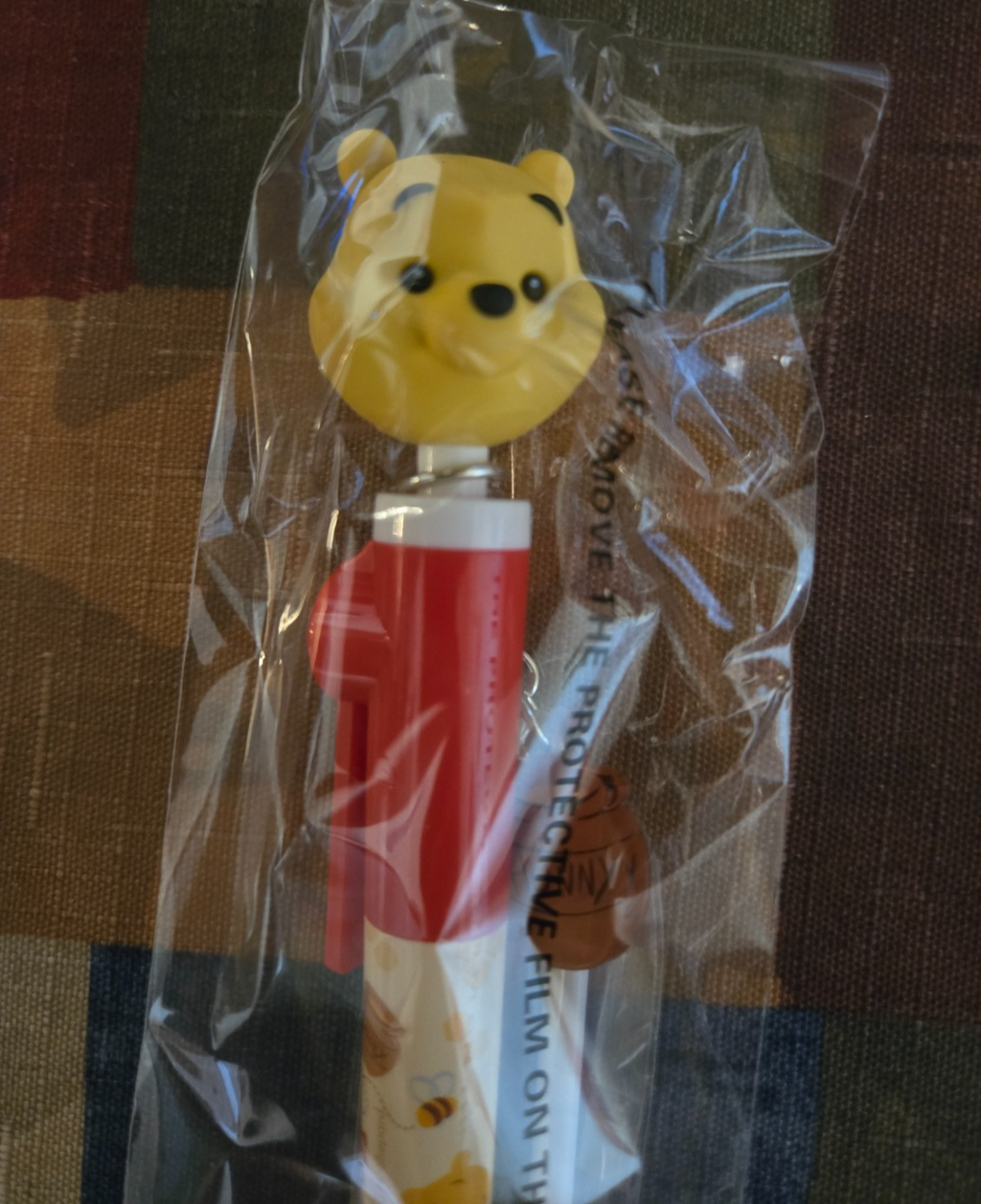 Winnie the Pooh 3D Head Topper Spinning Pen Monogram YOU CHOOSE