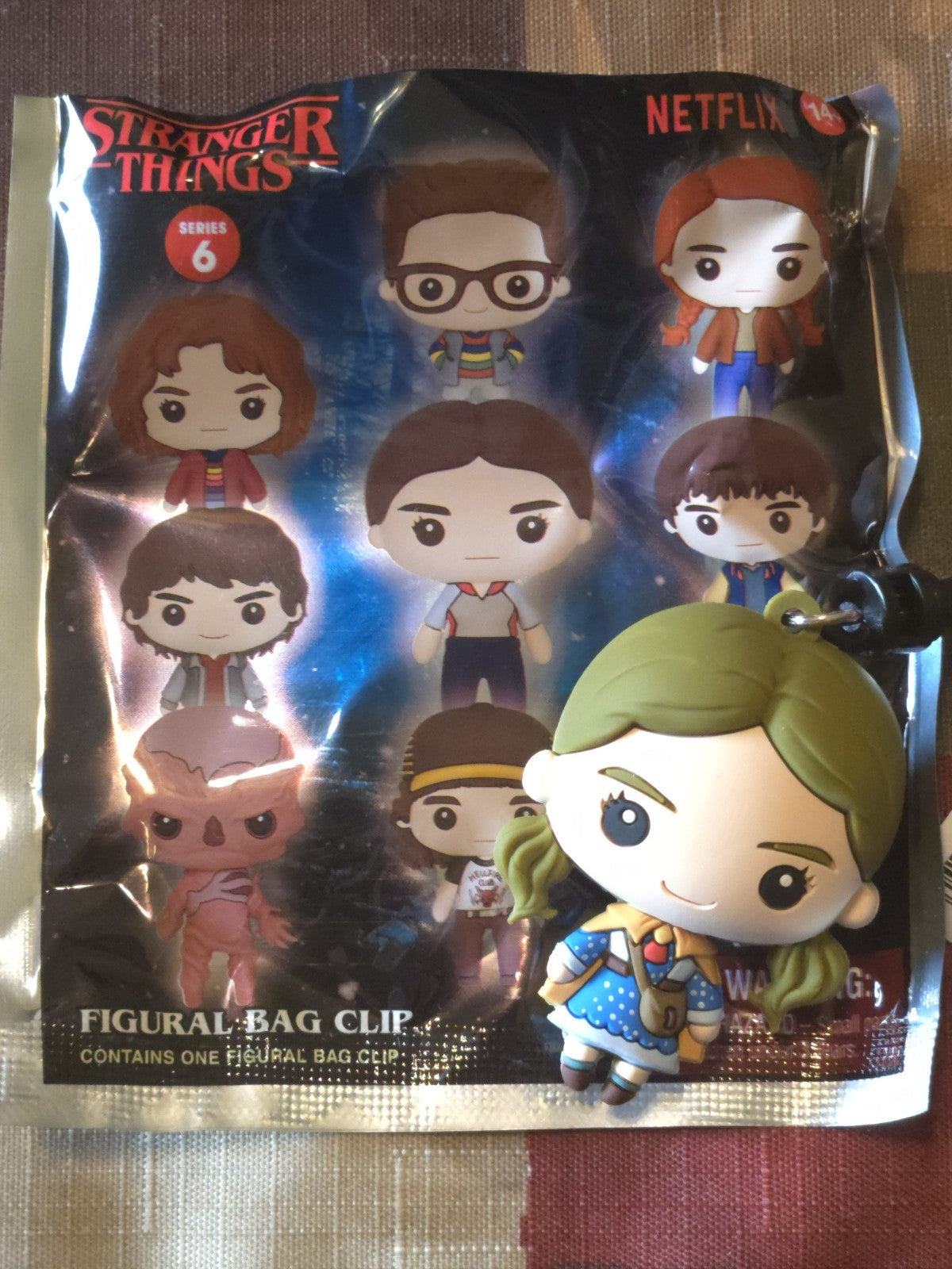 Stranger Things Series 6 Figural Blind Bag Clip Holly (CHASE)