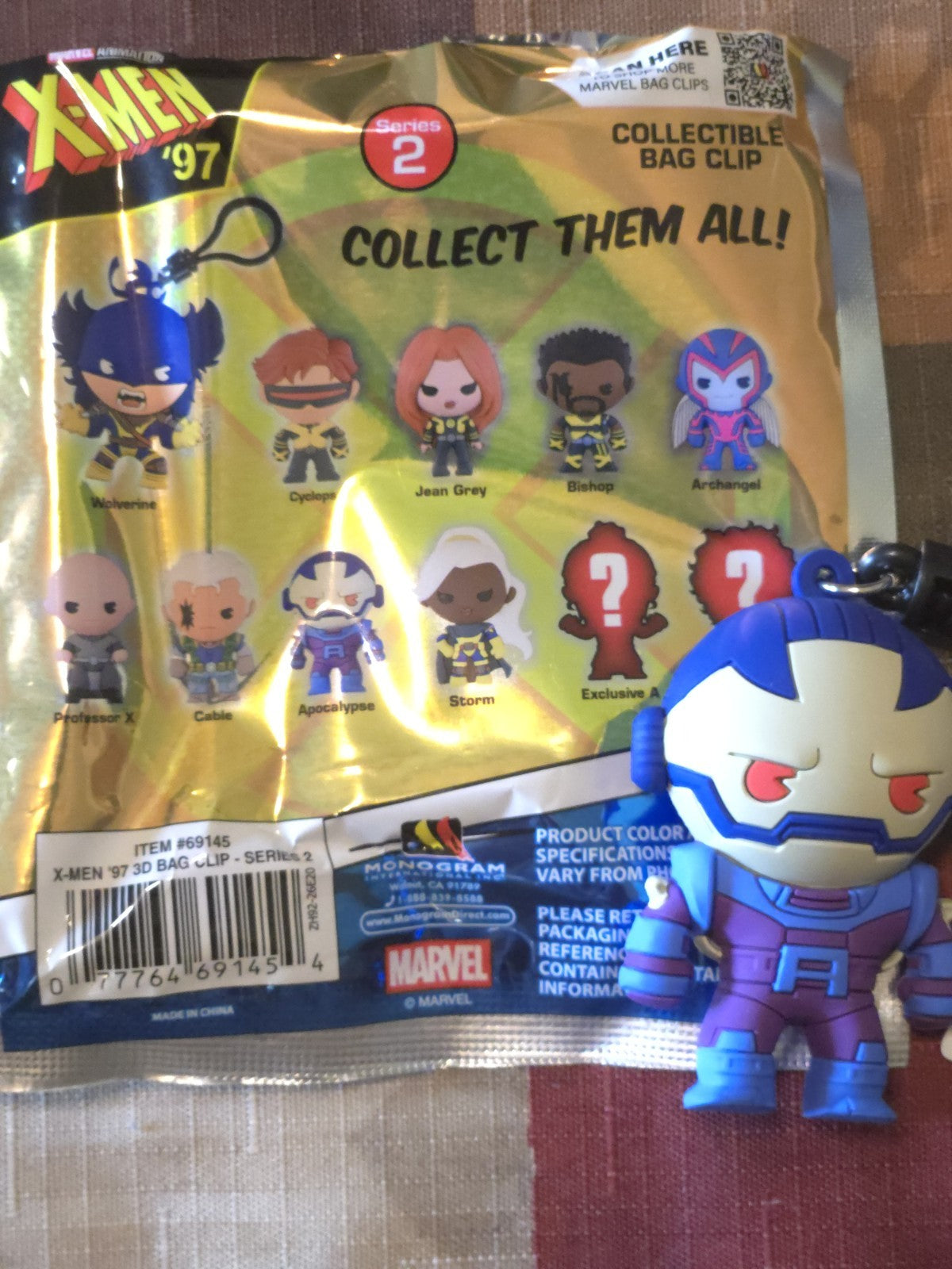 X-Men '97  3D Foam Blind Bag Clip Apocalypse