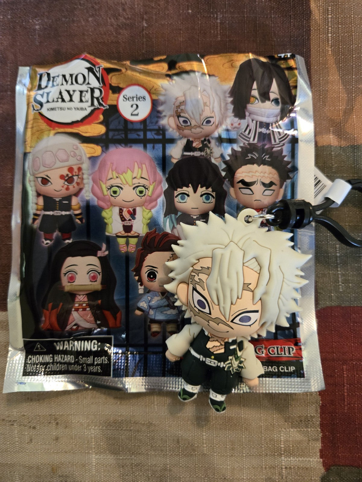 Demon Slayer  3D Foam Blind Bag Clip Series 2 Sanemi Shinazugawa