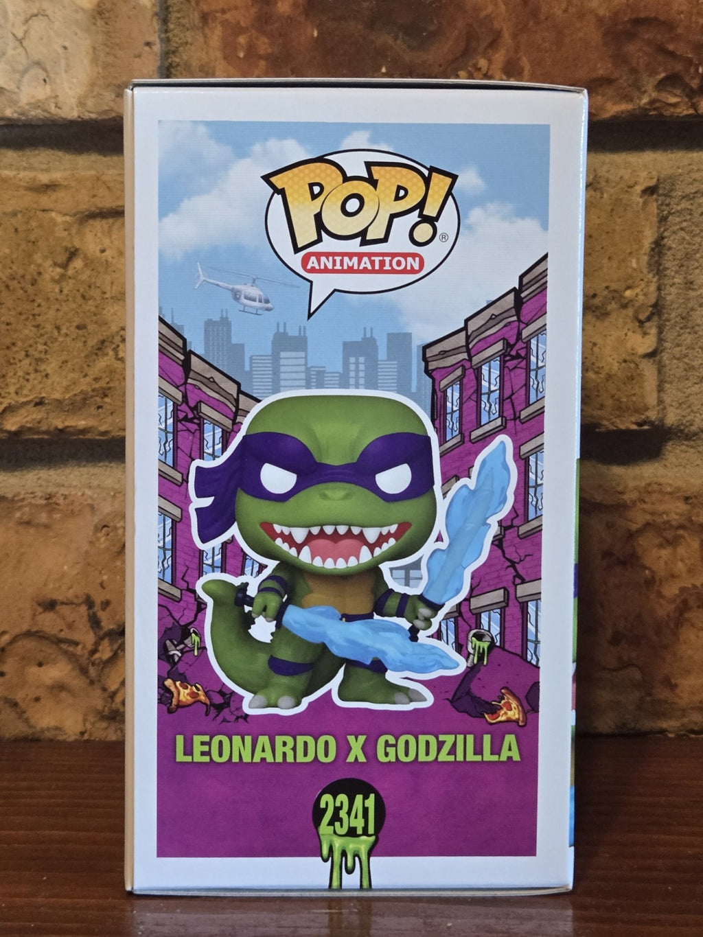 Funko Pop! Animation Teenage Mutant Ninja Turtle X Godzilla- Leonardo x Godzilla