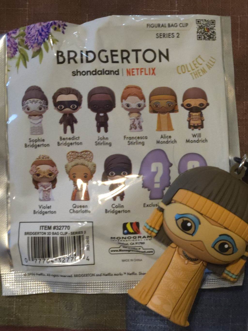 Bridgerton Series 2 Blind Bag Clip Alice Mondrich