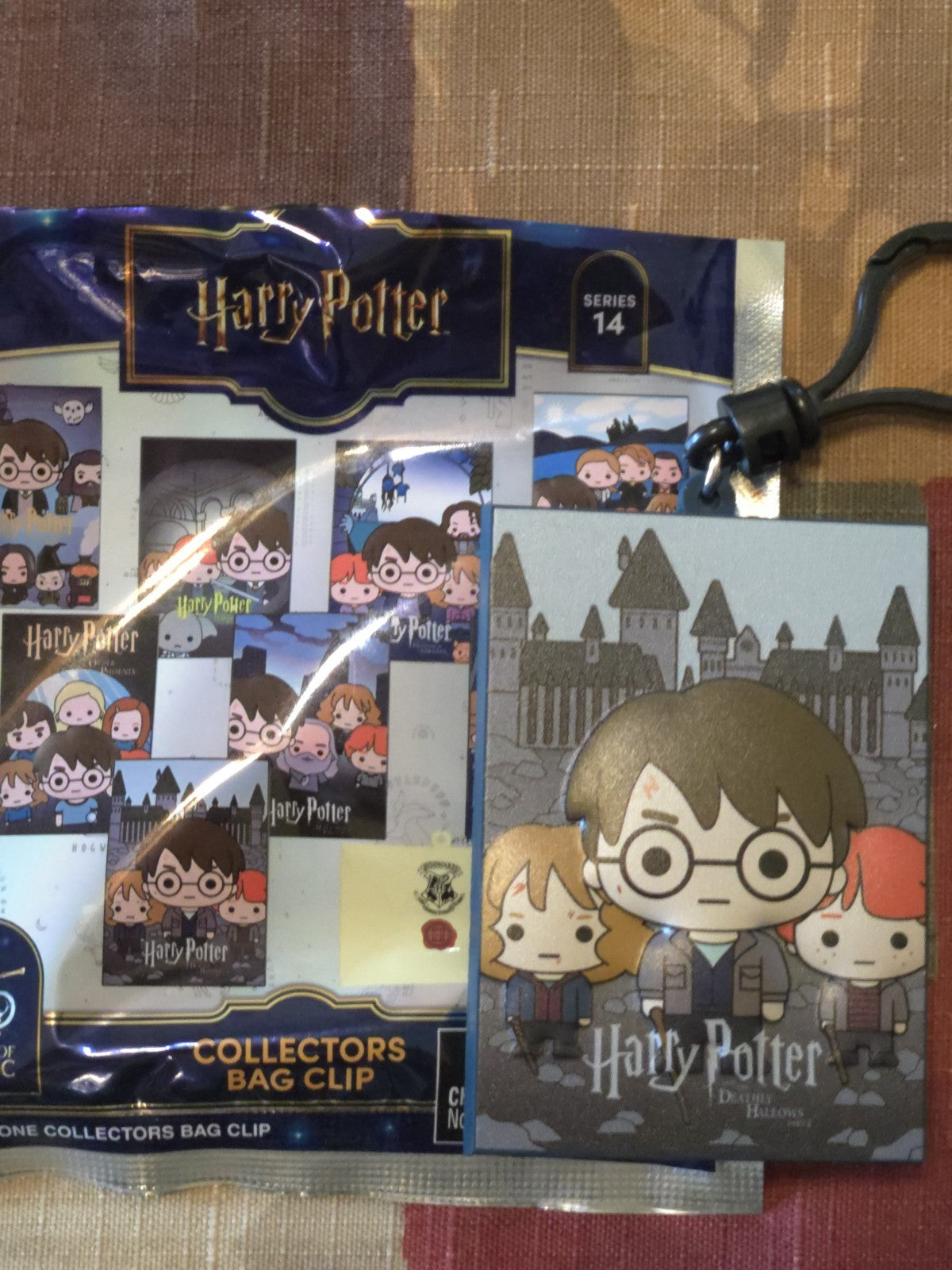 Harry Potter Series 14 3D Foam Blind  Bag Clip The Deathly Hallows Part 2 Poster
