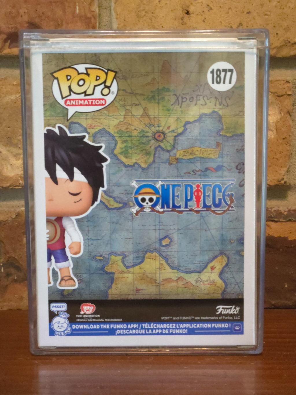 Funko Pop! One Piece - Monkey D. Luffy - Funko (Exclusive) #1877 With Hard Case