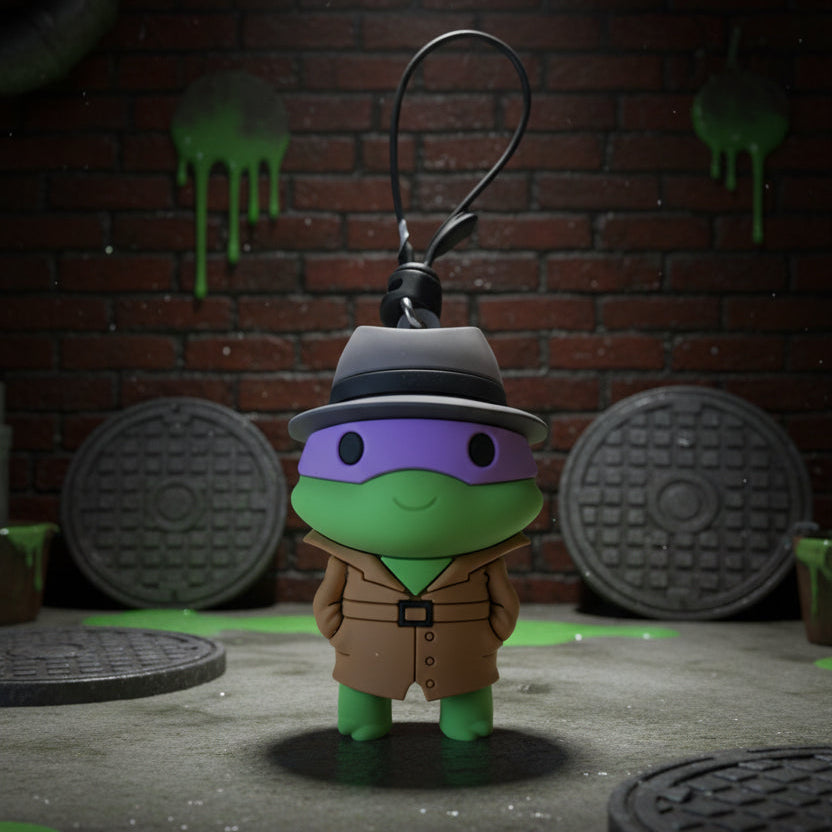 TMNT Retro NEW * Donatello Clip * Blind Bag Teenage Mutant Ninja Turtles