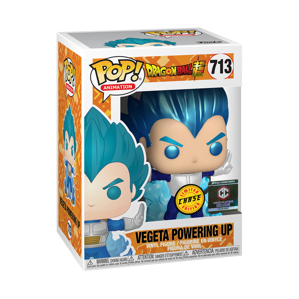 Funko Pop! Dragon Ball - Vegeta Powering up (Metallic Chase) Chalice Exclusive